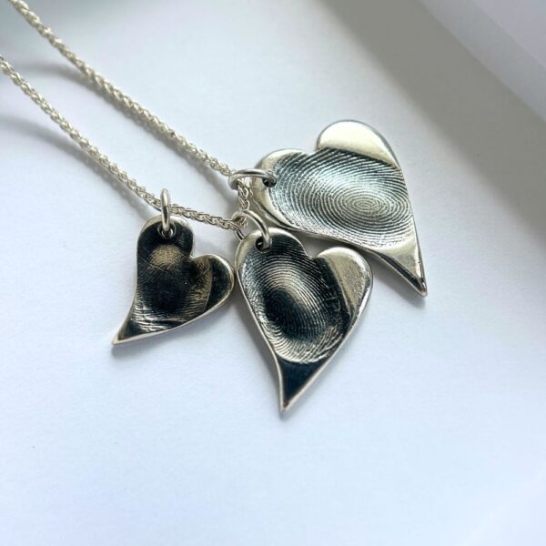 Abstract Heart Pendants