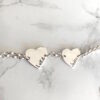 Chunky Chain Bracelet with 2 Charms - Image 3