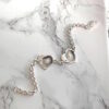 Chunky Chain Bracelet with 2 Charms - Image 2