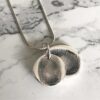 Sterling Silver Chain With Pure Silver Disc Charms - Image 2