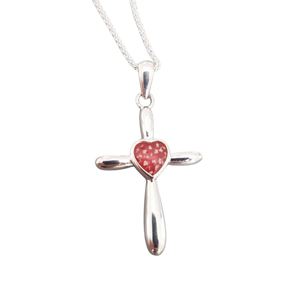 Heart Cross Pendant