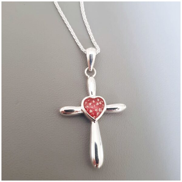 Heart Cross Pendant