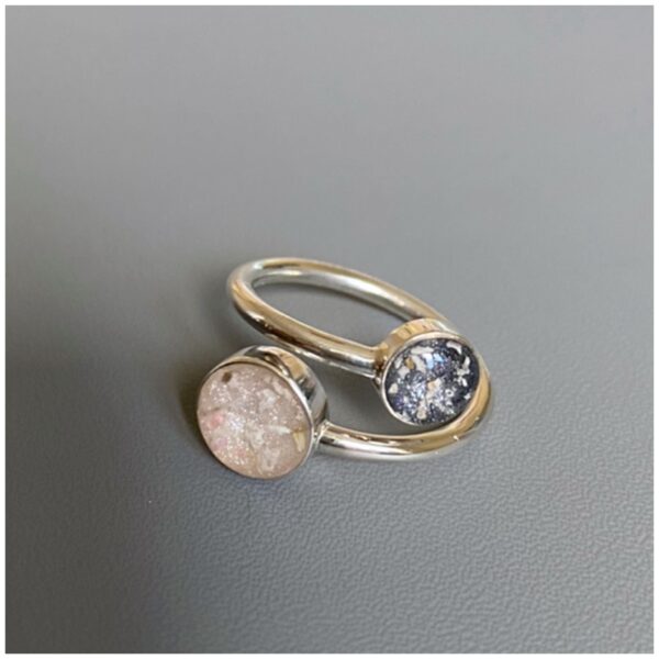 2 Stone Adjustable Ring