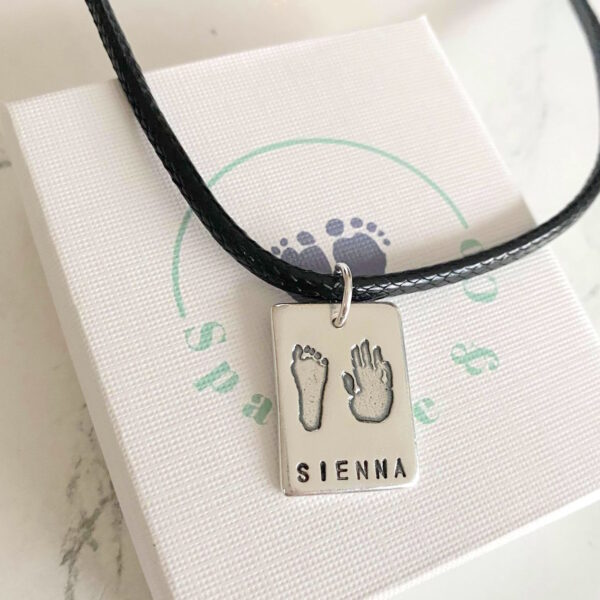 Dog Tag on Leather