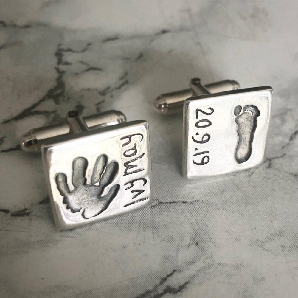 Square cufflinks