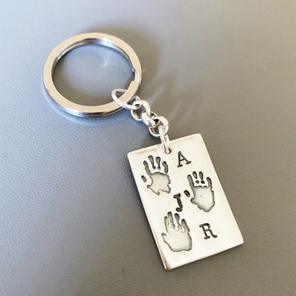 Solid Silver Keyring