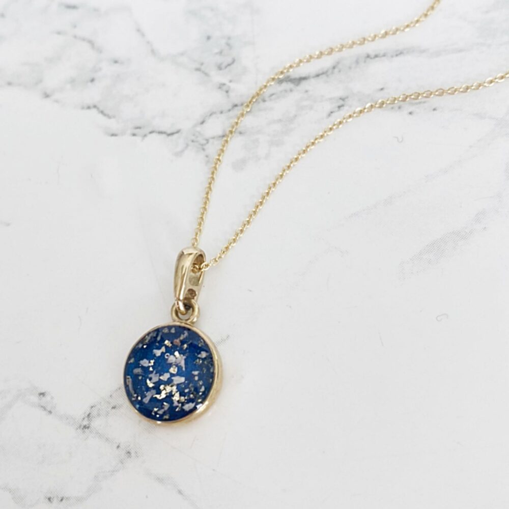 Gold Round Pendant