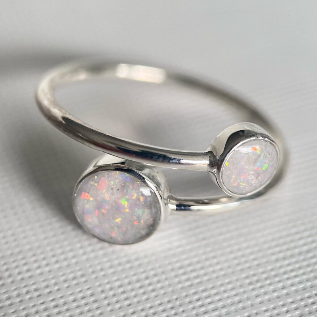 Breast Milk Duo Stone Ring Sparkle & Co