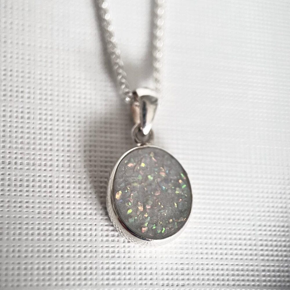 Breast Milk Oval Necklace