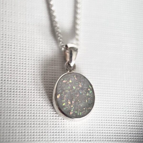 Breast Milk Oval Necklace