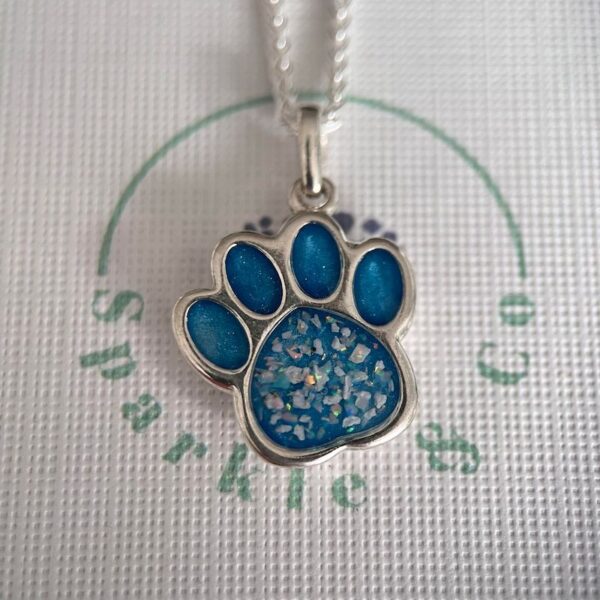 Sterling Silver Paw Pendant