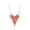 Double Chain Heart Pendant - Image 2