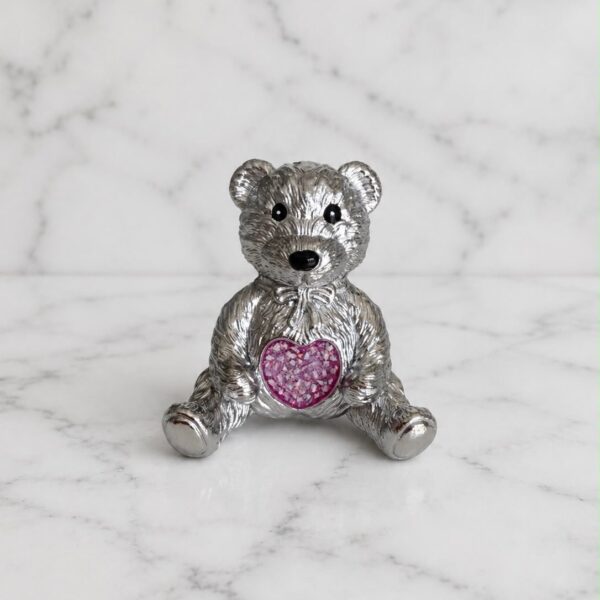 Stainless Steel Memorial Teddy Bear Ornament